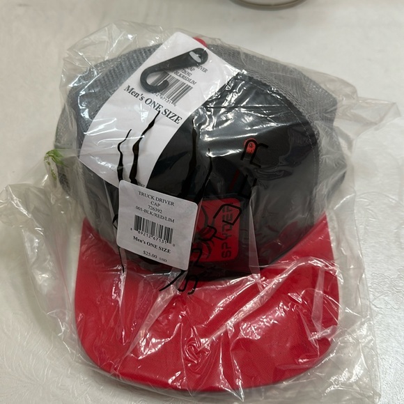 Spyder TRUCK DRIVER CAP - Blk/Red/Lim - Picture 10 of 16